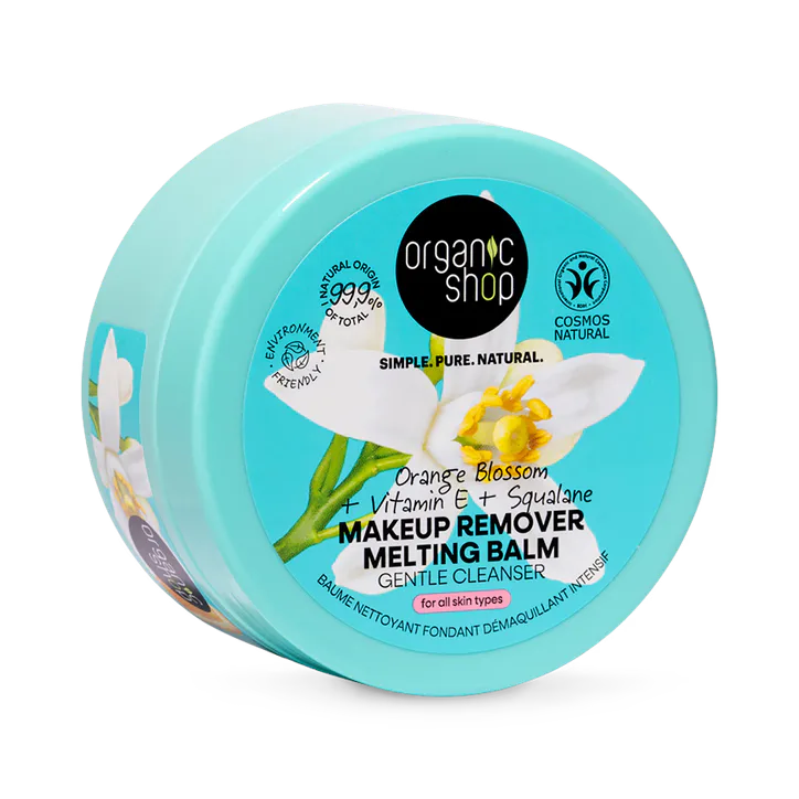 Organic Shop Orange Blossom Makeup Remover Melting Balm Gentle Cleanser 100ml