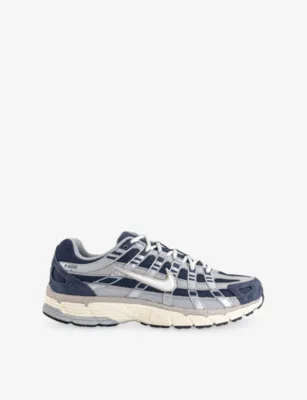 For Him NIKE<BR/>P-6000 Suede and Mesh Trainers - 12 in THUNDER BLUE SAIL PALE I – Mens | Trainers | Lace up trainers