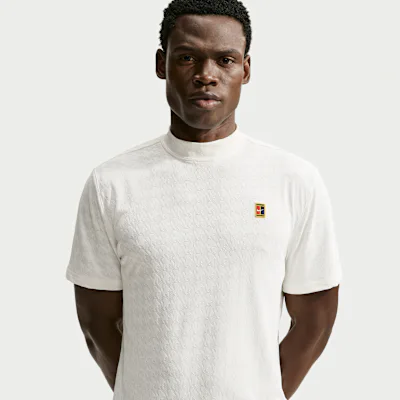Nike Club Rules Men's Aero-FIT Mock-Neck Top - Sail/Sail