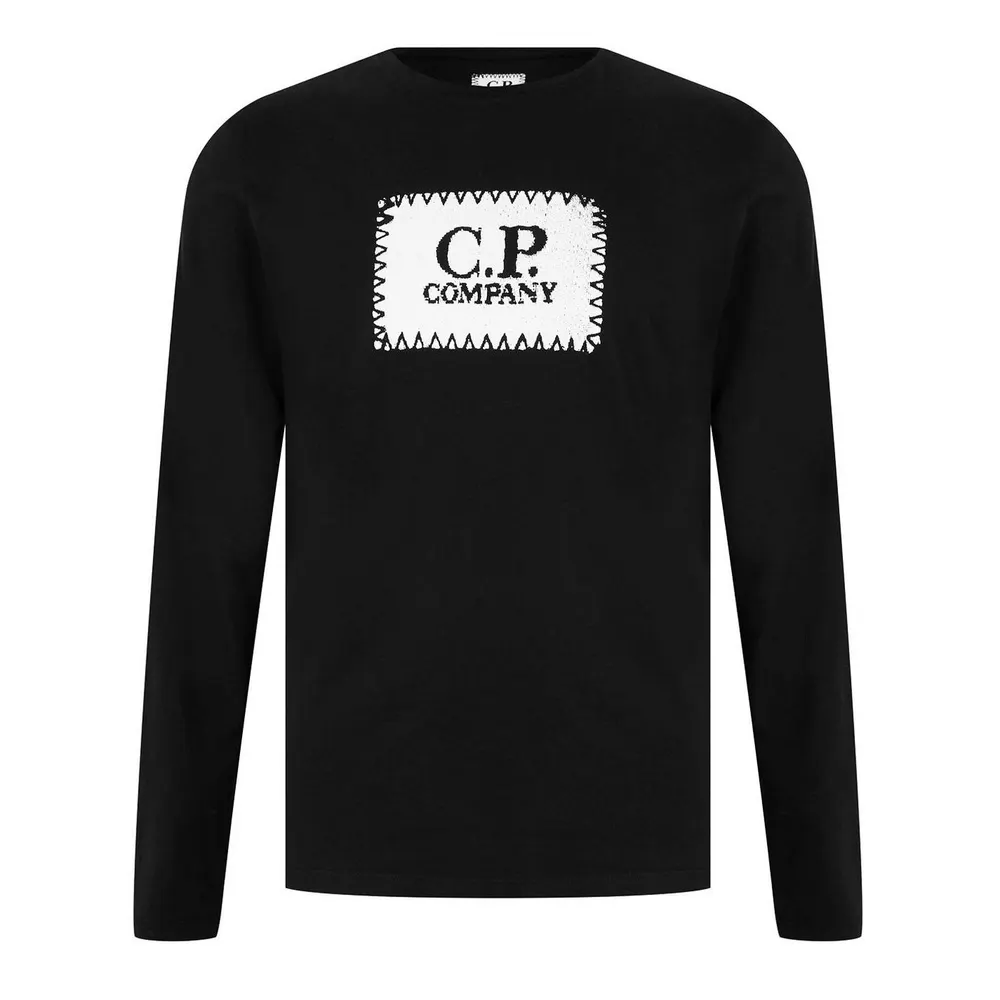 CP Company Men's Cotton Long Sleeve Crew Neck T-Shirt