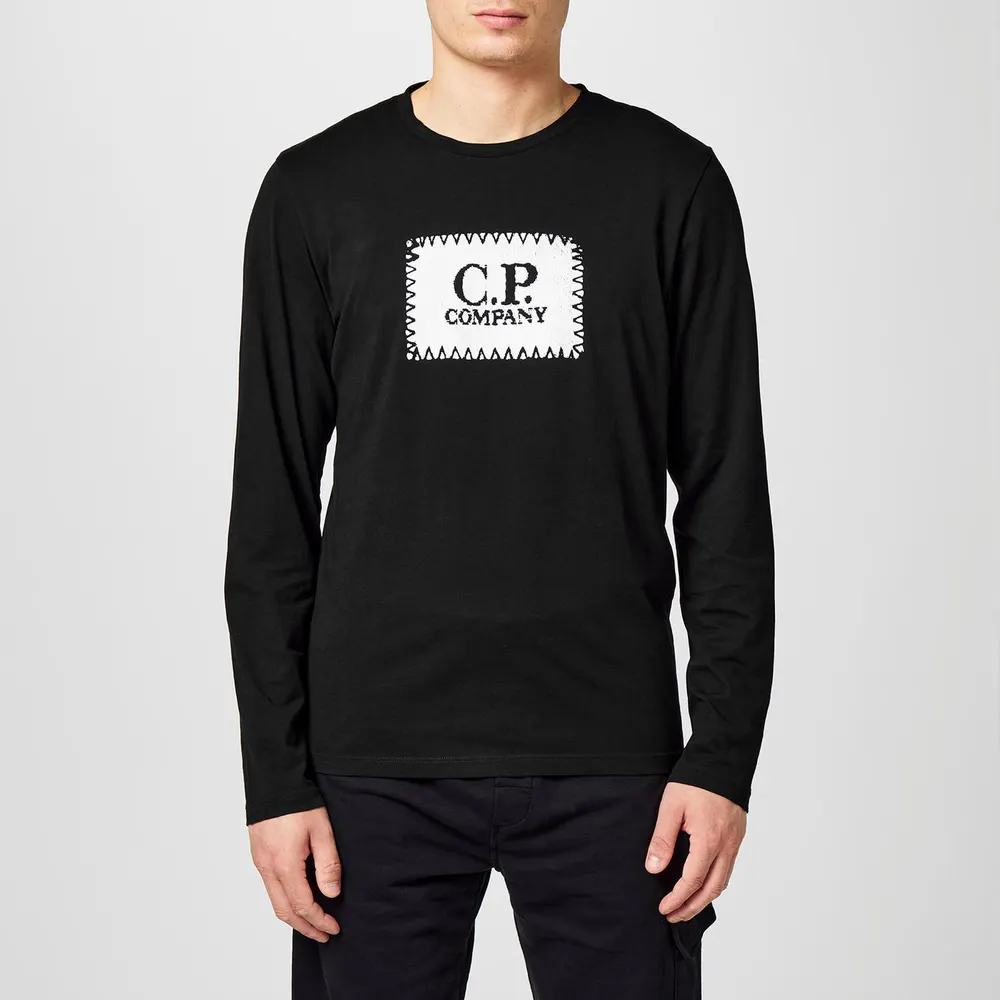 CP Company Men's Cotton Long Sleeve Crew Neck T-Shirt detail 3