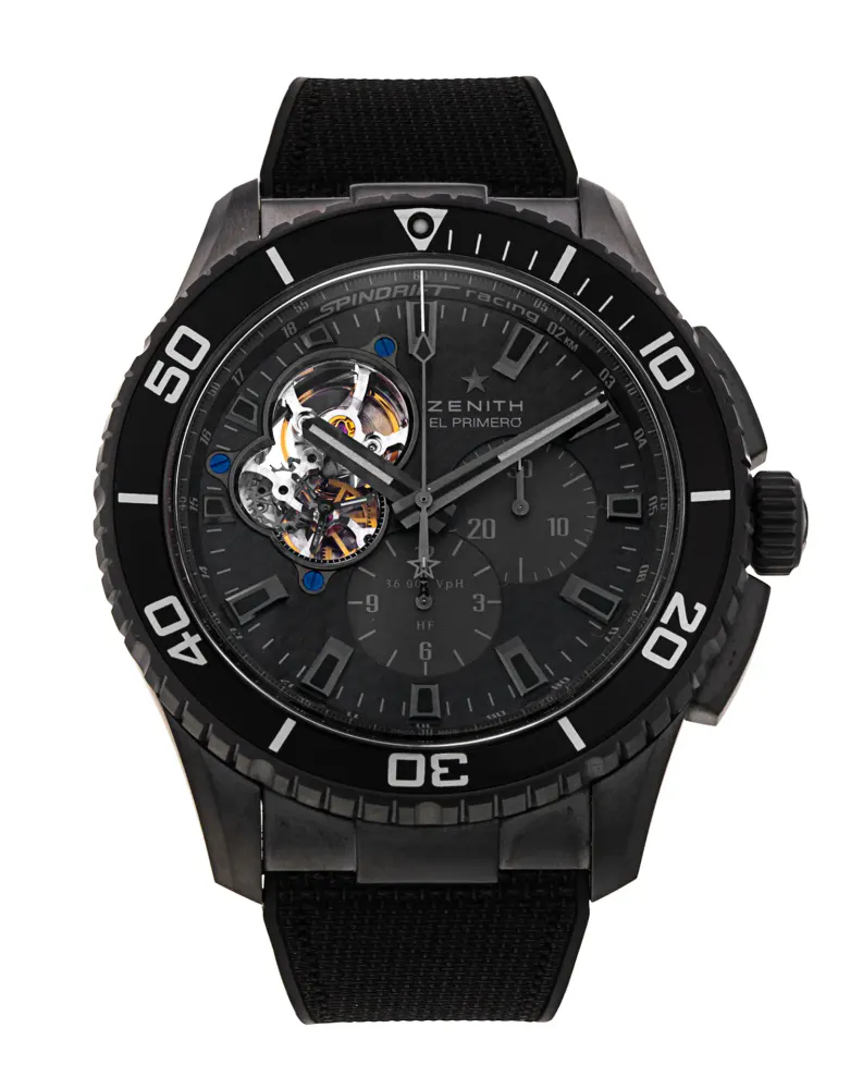 Zenith El Primero Stratos 75.2060.4061/21.R573 — 2015 — Very good in Black Baton – Pre-owned watches