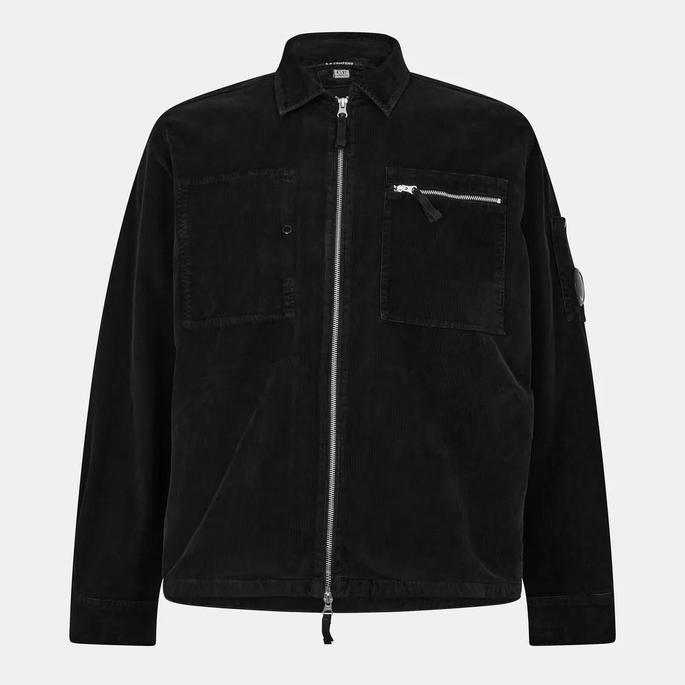 CP Company Men's Corduroy Long Sleeve Zip Overshirt