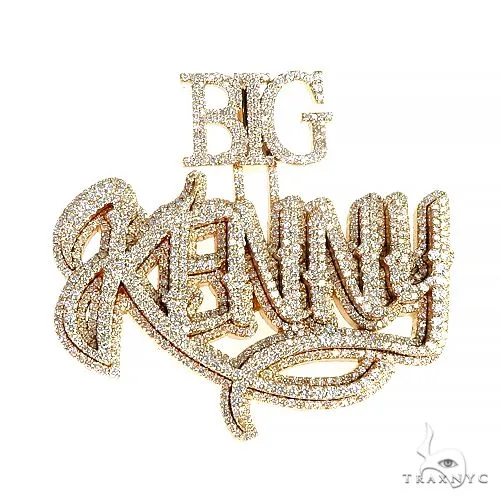 RINA - For Him CUSTOM Custom Made Double Layer Name Pendant 66936 in Rose Gold – Pendant