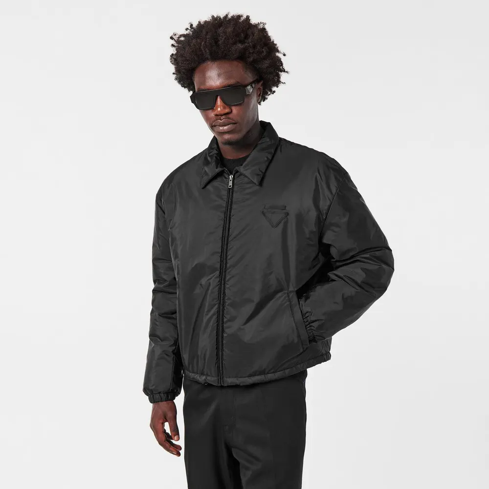 Prada Men's Structured Overshirt detail 3