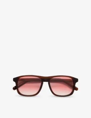 RETRO SUPER FUTURE Maison Margiela Lunettes 8 Marron Square-Frame Sunglasses