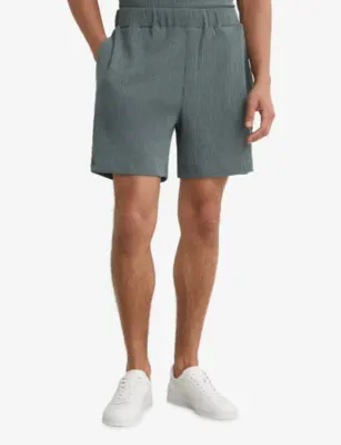 REISS Flint Crinkled Woven Shorts detail 3