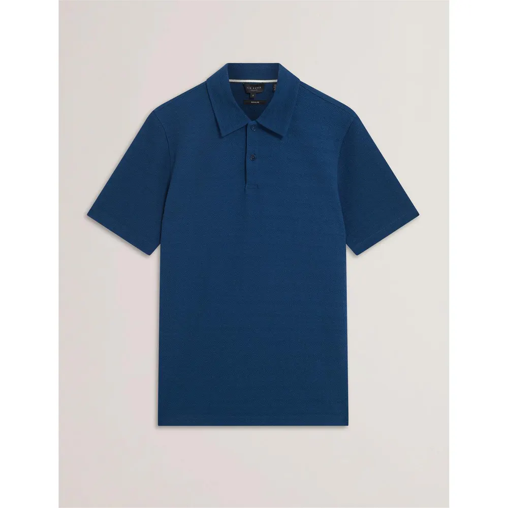 Ted Baker Men's Textured Short Sleeve Polo Shirt