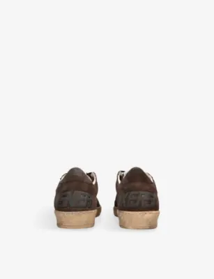 GOLDEN GOOSE Ball Star 55100 Suede Trainers - EUR 46 / 12 UK MEN in DARK BROWN, additional product view 3
