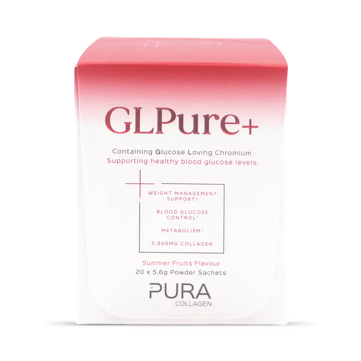 Pura Collagen Sachets GLPure+ Summer Fruits 20x5.6g – Vitamins & Supplements > Supplements > Collagen & Silica