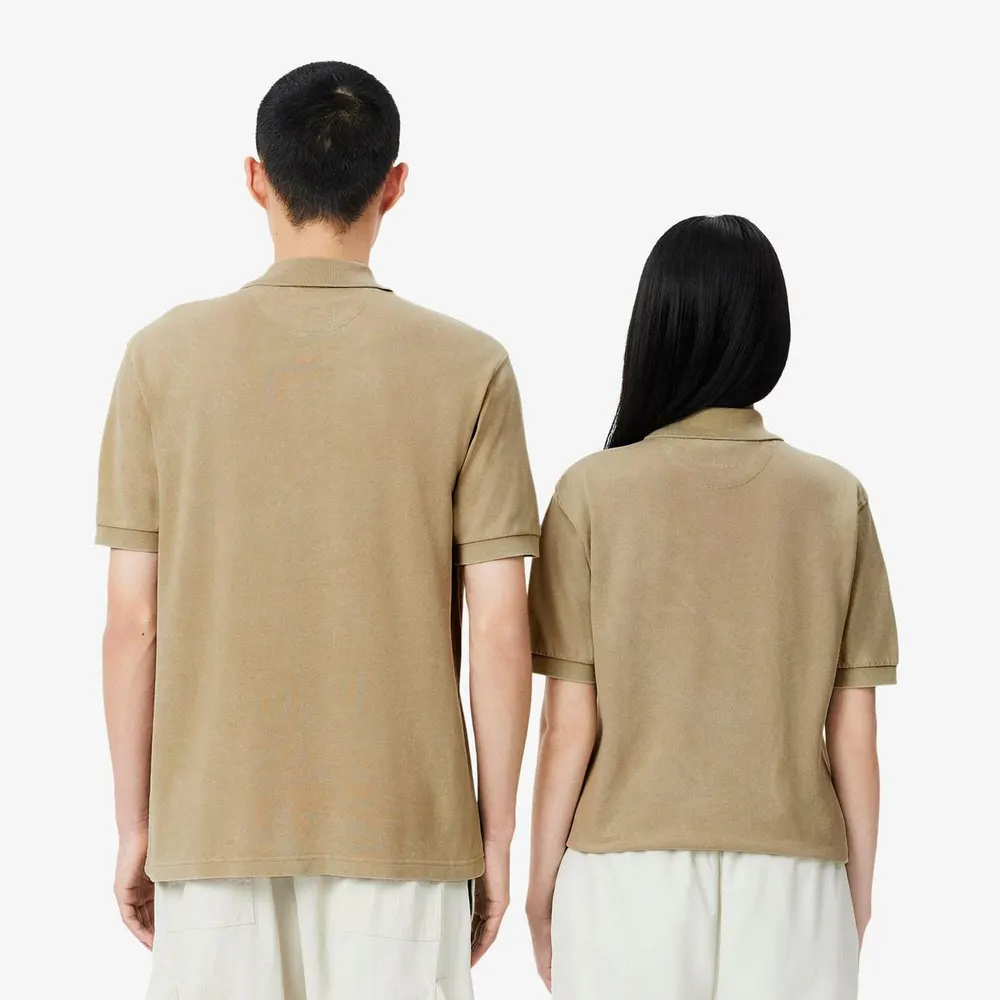 Lacoste Classic Fit L.12.12 Washed Effect Polo Shirt detail 2