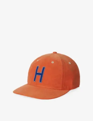 POLO RALPH LAUREN Run H Logo Cotton Cap in COLLEGE ORANGE – Mens | Hats | Caps