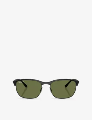 RAY-BAN RB4469 Square-Frame Polarised Sunglasses