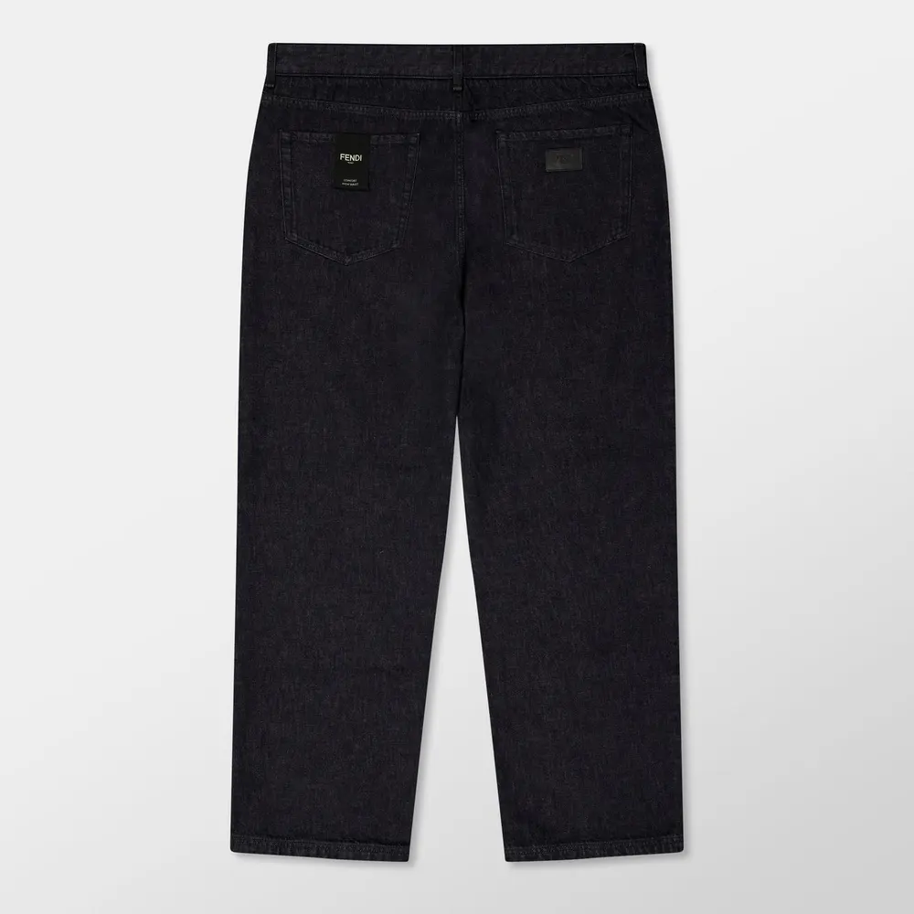 Fendi Inside Out Straight Leg Jeans detail 2