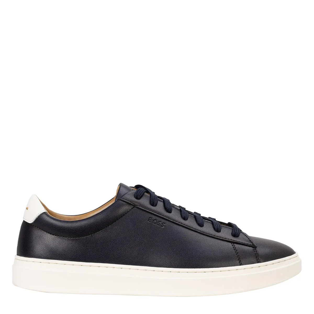 Boss Mens BOSS Kieran Tennis Low Everyday Trainers with Contemporary Styling