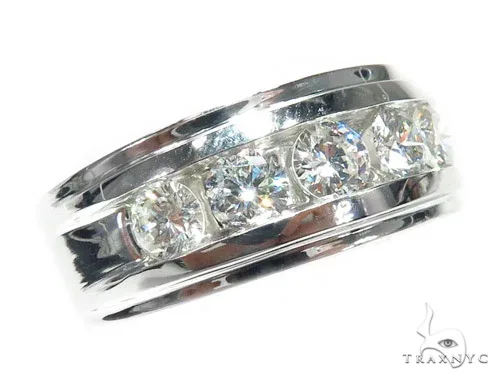 RINA - For Him FACTORY Channel Diamond Wedding Ring 41766 in Rose Gold / 7 – Ring