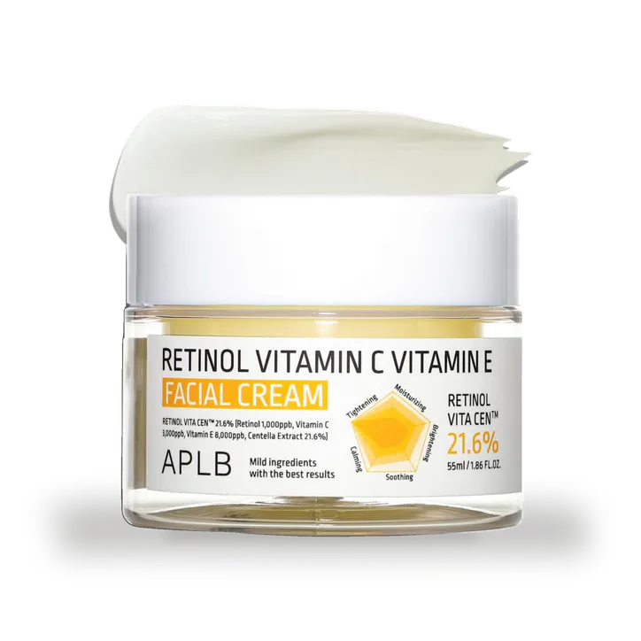 APLB Retinol Vitamin C Vitamin E Facial Cream 55ml