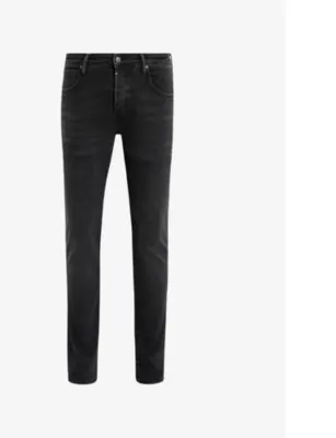 ALLSAINTS Sid Skinny-Leg Stretch-Denim Jeans - WASHED BLACK - 28/30 detail 2