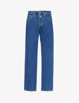 REPLAY Red Cast 9zero1 high-rise straight-leg stretch-denim jeans - 38/32 in DARK BLUE – Mens | Jeans | Straight Leg