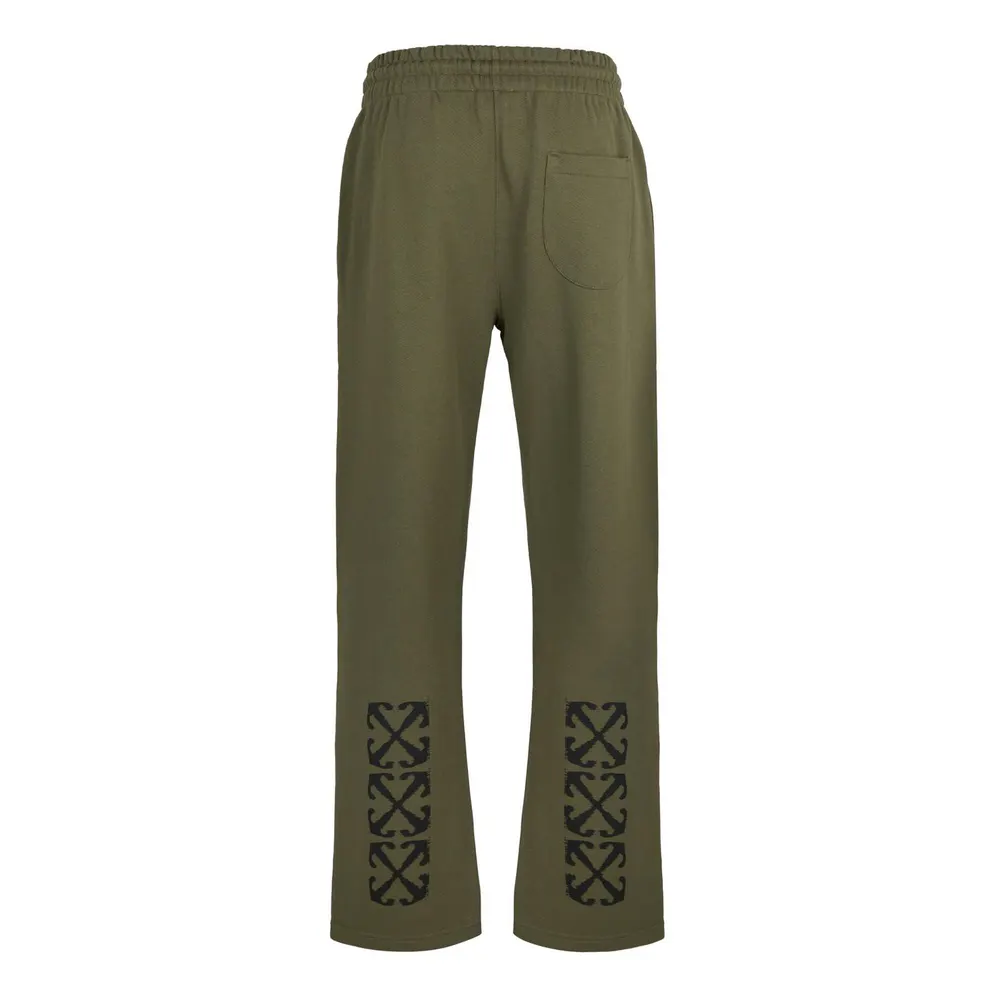 Off White Men's Arrow Fleece Closed Hem Joggers detail 2