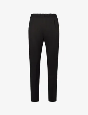 PAIGE Snider elasticated-waistband tapered-leg regular-fit stretch-woven trousers