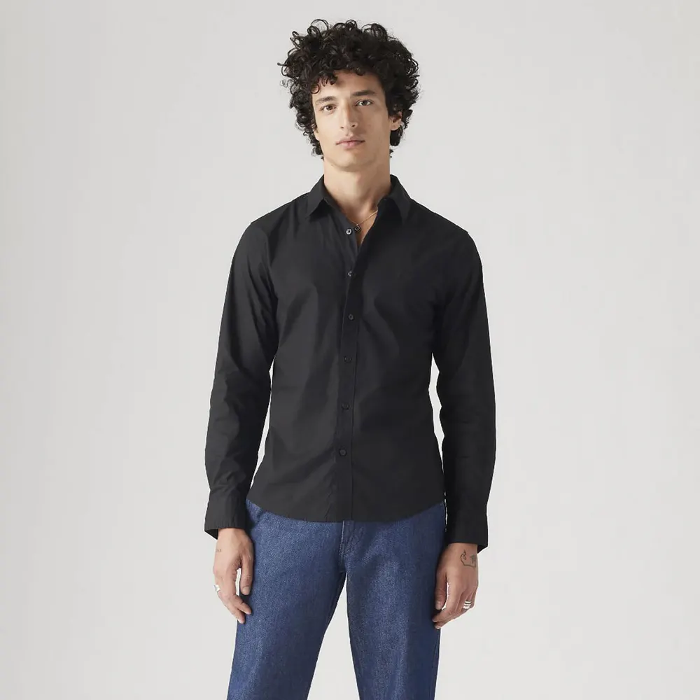 Levis Men's Plain Long-Sleeve Slim Fit Shirt detail 2