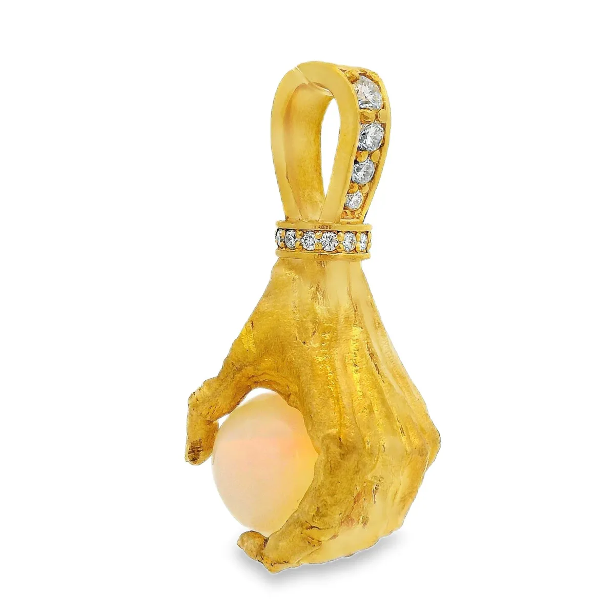 DANNY - For Him CUSTOM One of One 24k Gold Hand of Trax Pendant 71020 – Pendant