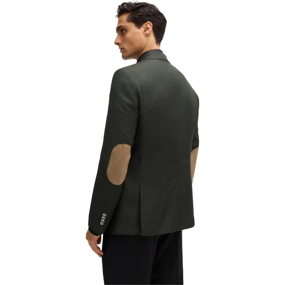 Boss Men's H Hutson Elbow Formal Jacket detail 3