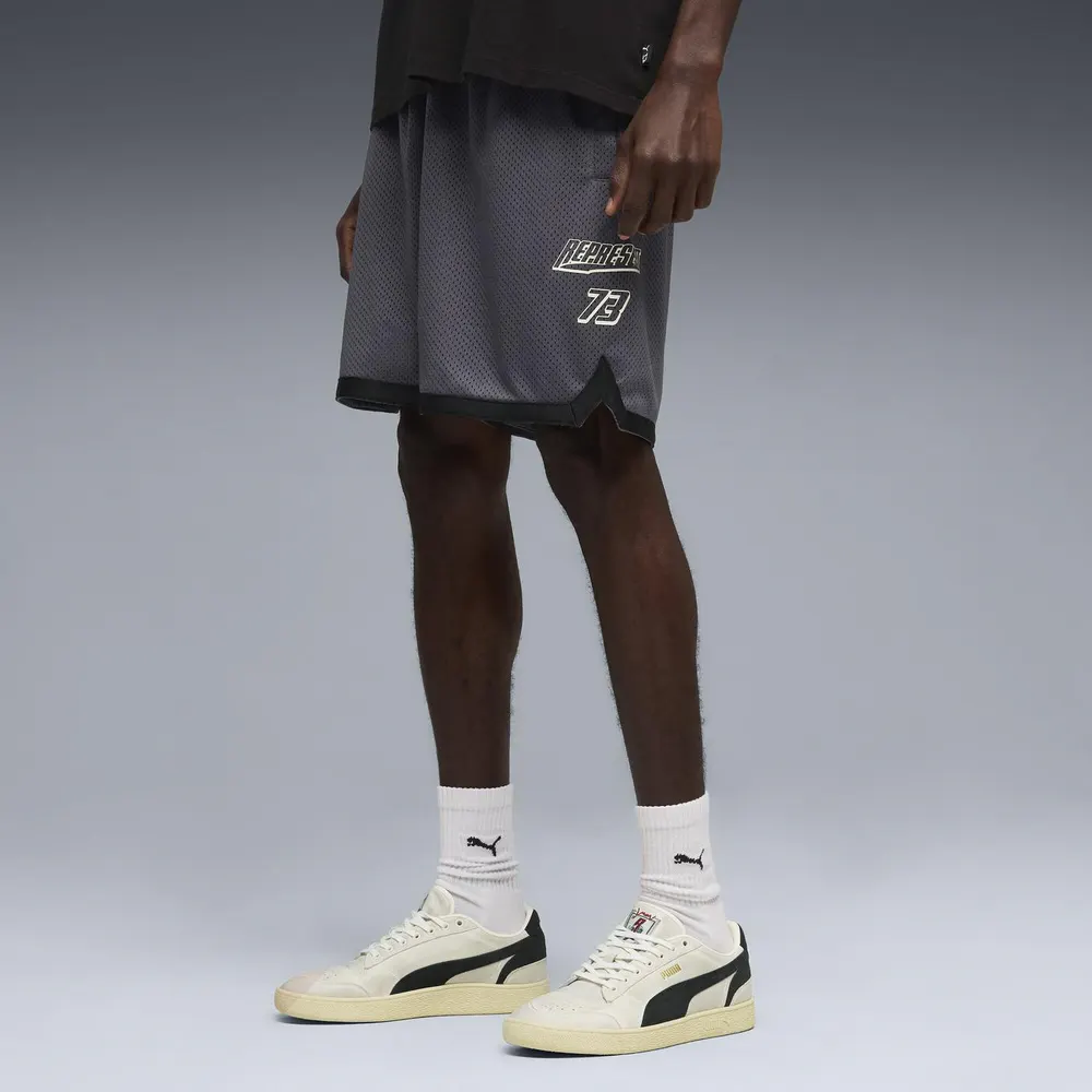 PUMA x Represent Men's Woven Tracksuit Shorts in Galactic Gray, additional product view 3