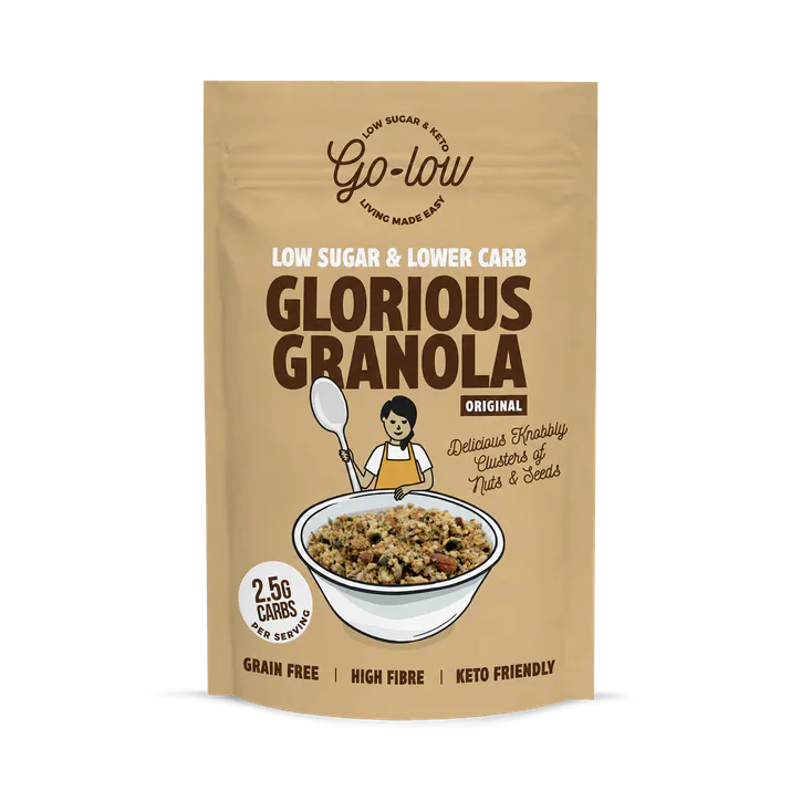 Go Low Baking Go Low Glorious Granola Original, Low sugar & Keto, Gluten free 240g