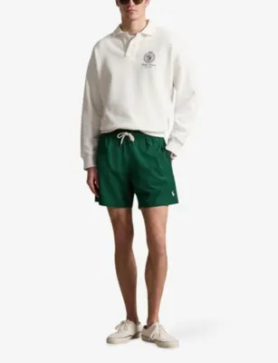 POLO RALPH LAUREN Traveller Brand-Embroidered Swimming Trunks detail 2