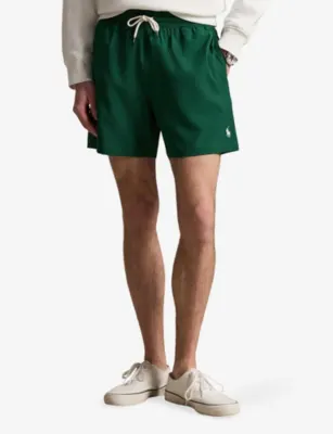 POLO RALPH LAUREN Traveller Brand-Embroidered Swimming Trunks detail 3