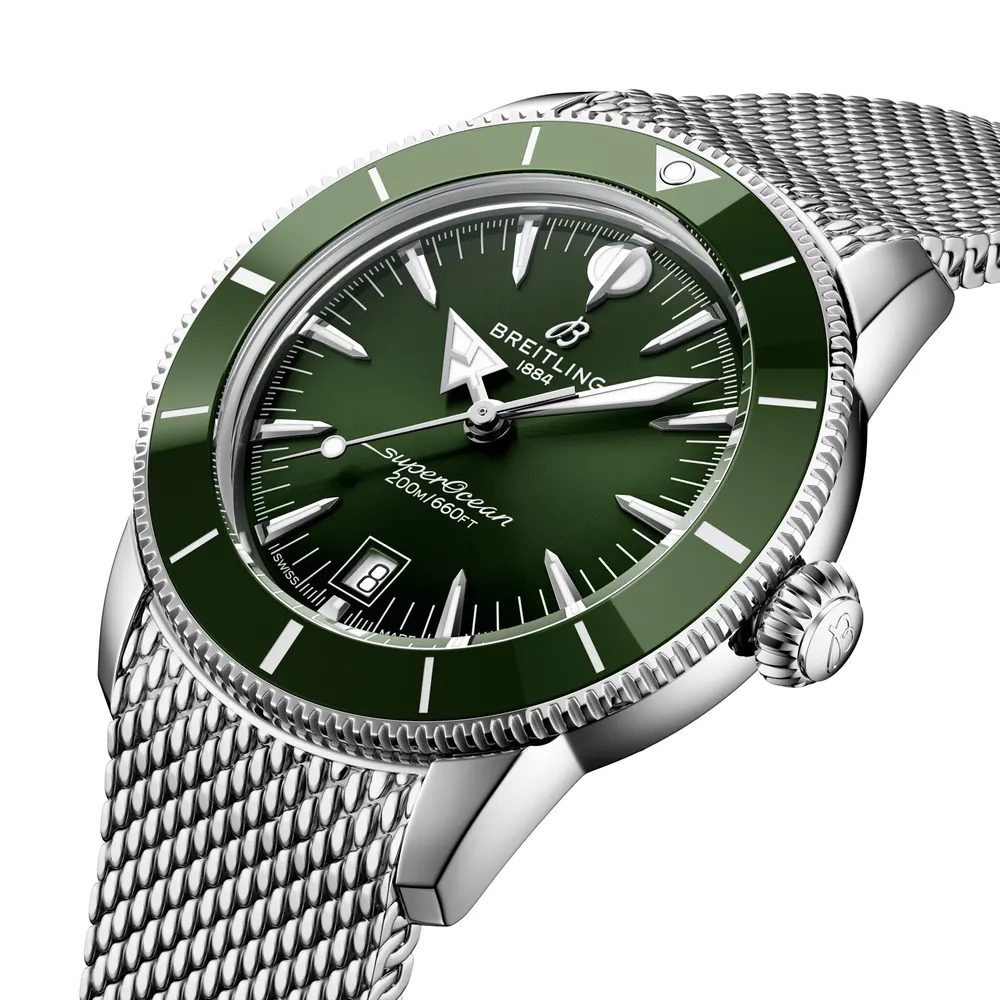 Breitling Superocean Heritage B31 Automatic 42mm Mens Watch Green in Green, additional product view 3