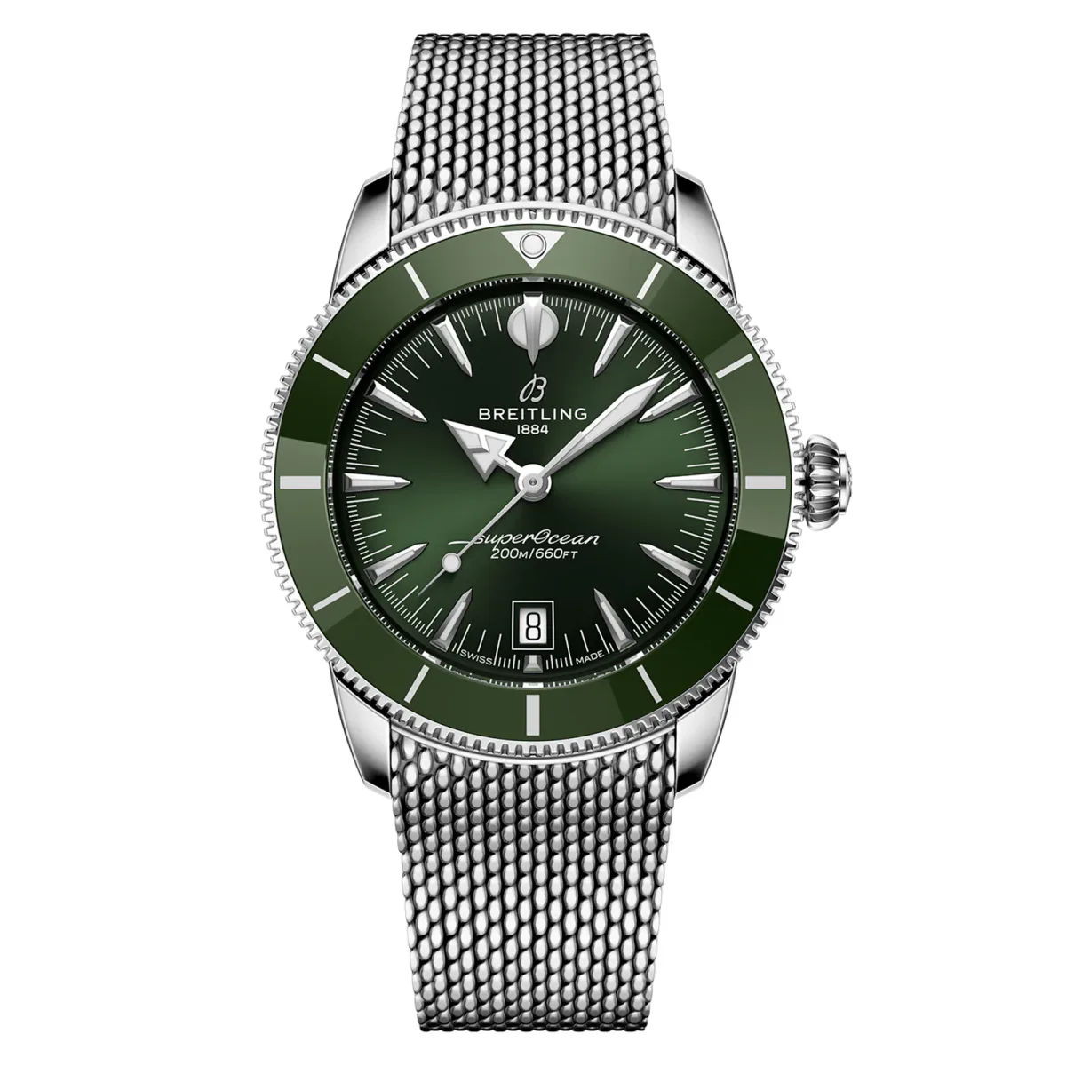 Breitling Superocean Heritage B31 Automatic 42mm Mens Watch Green