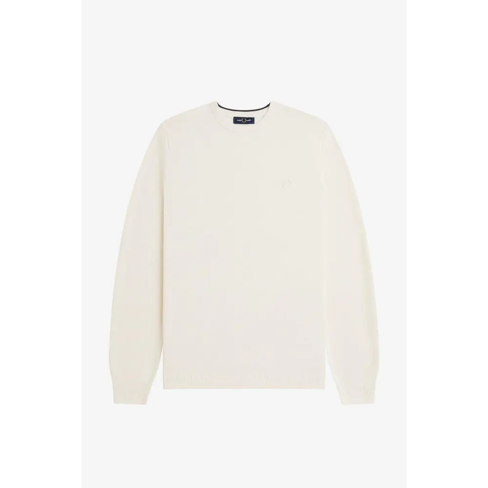Fred Perry Men's Pique Crew Neck Jumper