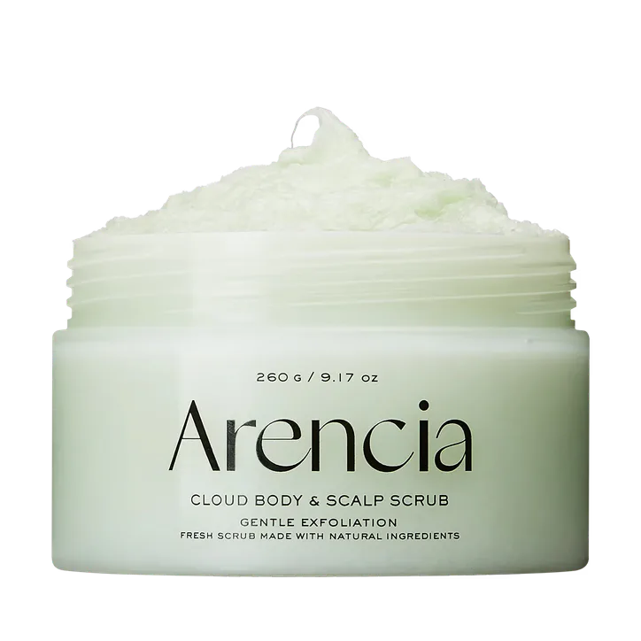 ARENCIA Fresh Cloud Body & Scalp Scrub (Geranium & Prim Rose) 260g detail 2