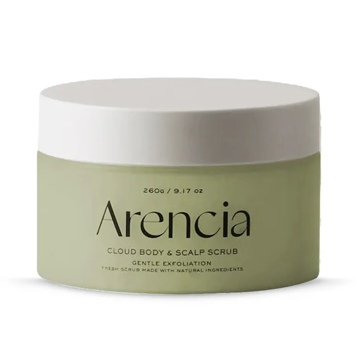 ARENCIA Fresh Cloud Body & Scalp Scrub (Geranium & Prim Rose) 260g