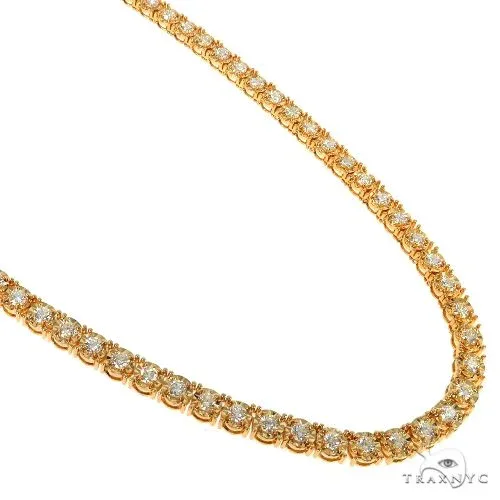 DANNY - For Him CUSTOM 14K Gold Diamond Chain 67895 in Rose – Chain