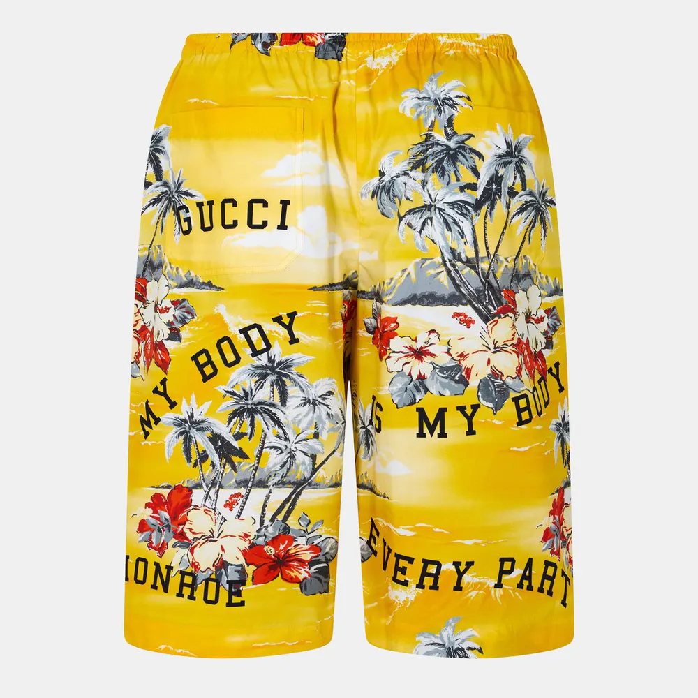Gucci Men's Chino Shorts detail 2
