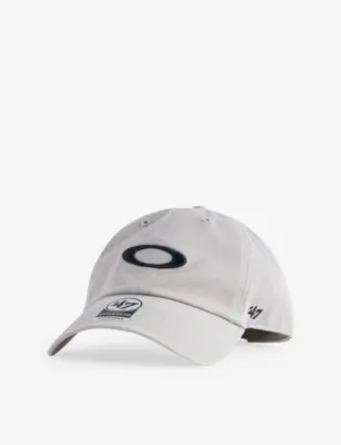 OAKLEY Remix Dad brand-embroidered cotton baseball cap - BLACKOUT detail 2