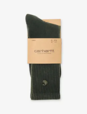 CARHARTT WIP Lambert Brand-Embroidered Cotton Socks