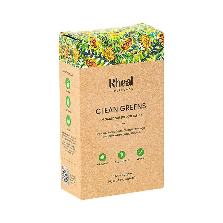 Rheal Superfoods Clean Greens (10x Sachets), additional product view 2
