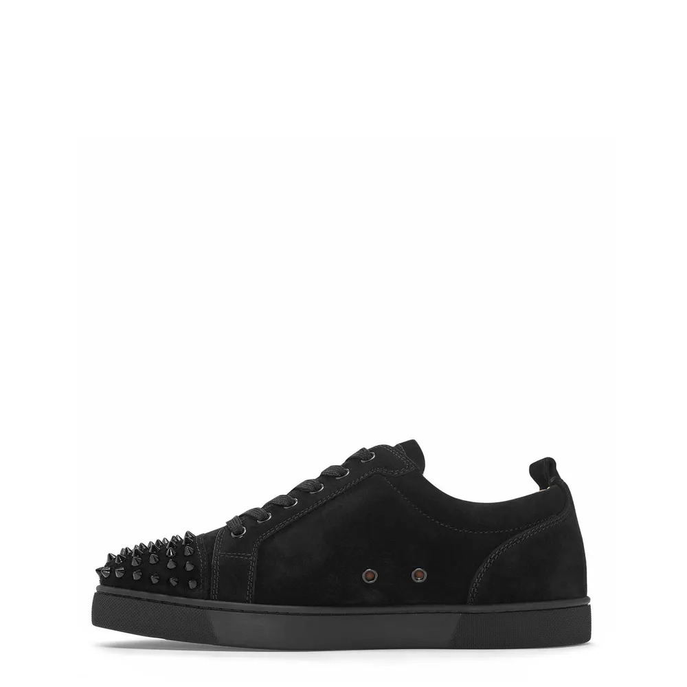 Christian Louboutin Men's Louis Junior Spikes Suede Trainers detail 3