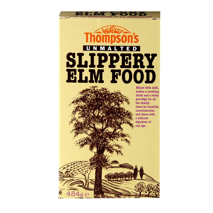 Thompsons Unmalted Slippery Elm Food 454g – Vitamins & Supplements > Supplements > Plant Sourced Supplements > Slippery Elm