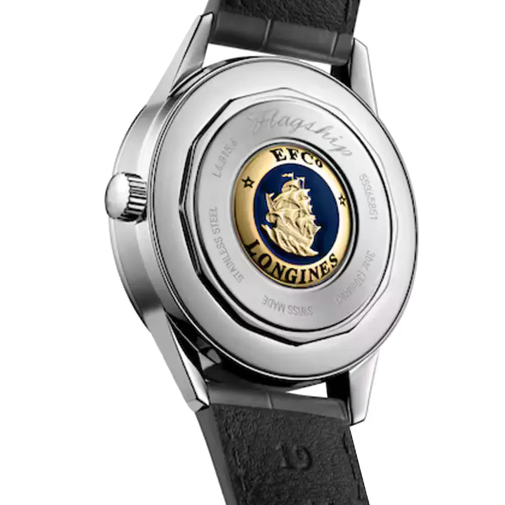 Longines Flagship Classic Heritage Moonphase 38.5mm Mens Watch Grey in Grey, additional product view 2