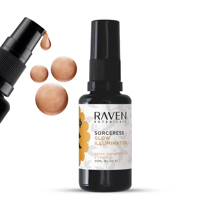 Raven Botanicals Sorceress Glow Illuminator 30ml detail 2