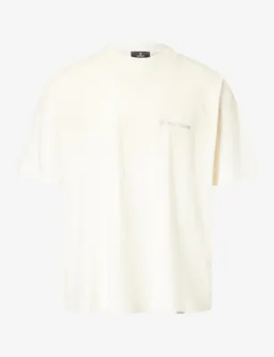 REPRESENT Reverse Brand-Print Cotton-Blend T-Shirt