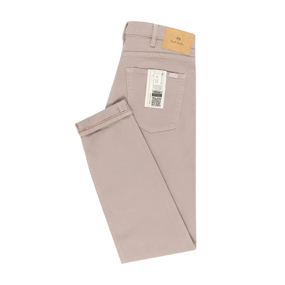 PS Paul Smith Garment Dyed Tape Jeans in Grey 73A, additional product view 2