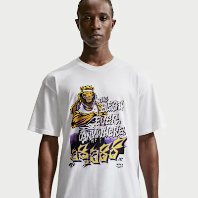 Nike LeBron 'For The Record' Nike Men's Basketball T-Shirt - White