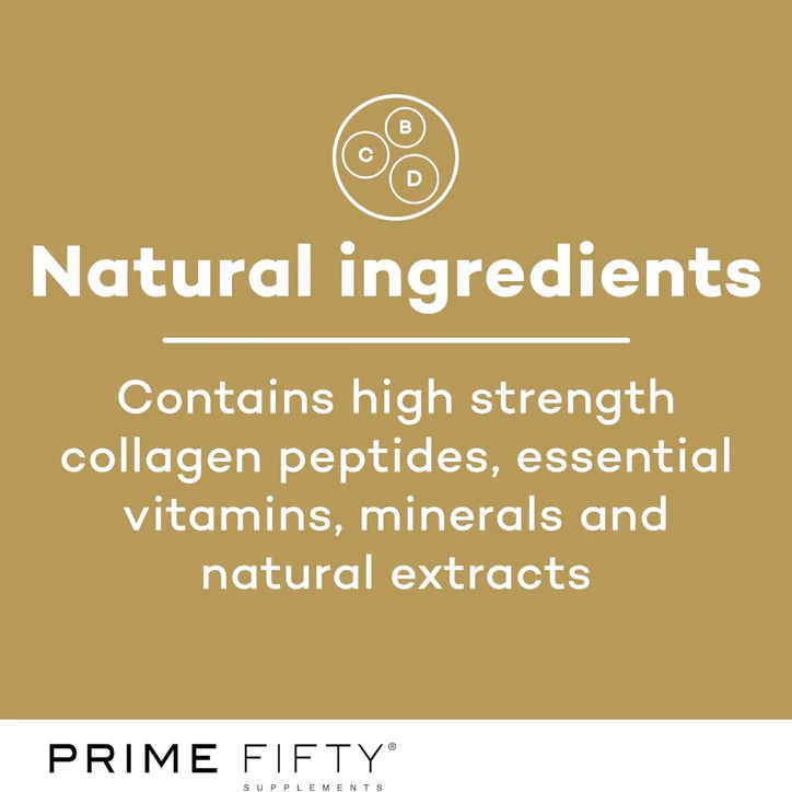 Prime Fifty Collagen 5000mg & Hyaluronic Acid Passion Fruit 14 Sachets detail 3